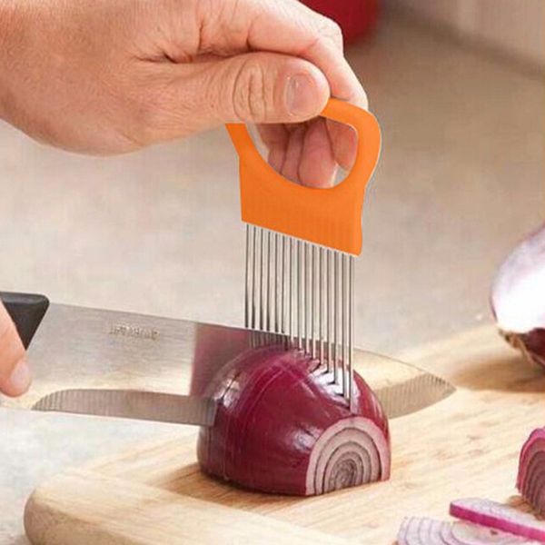 

cooking utensils new kitchen gadgets onion slicer tomato vegetables safe fork slicing cutting tools accessories