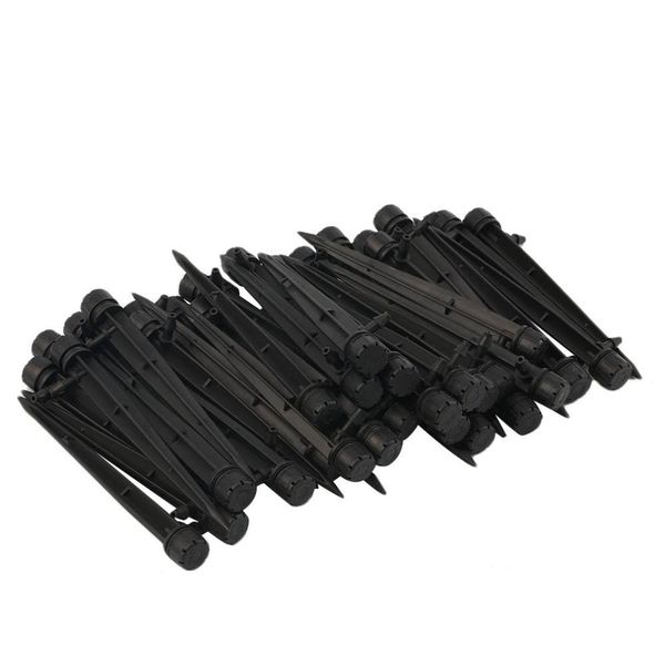 

50 pcs bubbler drip irrigation adjustable emitters stake water jllmdr ladyshome