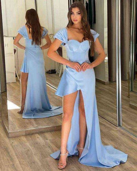 

luxury evening dress 2021 satin blue wedding tuxedo, Black;gray