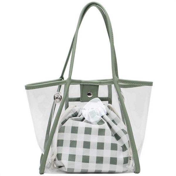 

teenage girls handbags kids bags children accessories clear pvc beach handbag fashion shoulder messenger bag b8156, Black