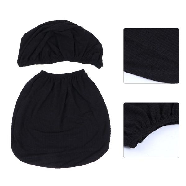 

1 set elastic fabric chair seat cover anti-dirty computer chair cover