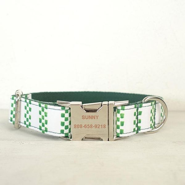 

dog collars & leashes collar and leash set custom name phone number designer with matching lead luxury gift engraving