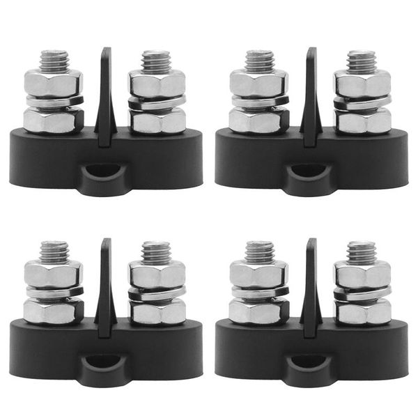 

parts m10 insulated terminal block set heavy duty power distribution marine car dual isolated studs junction post ground positive auto