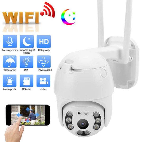 

cameras outdoor ip camera ip66 cctv wifi remote hd full color day and night home security 100-240v two-way voice intercom function