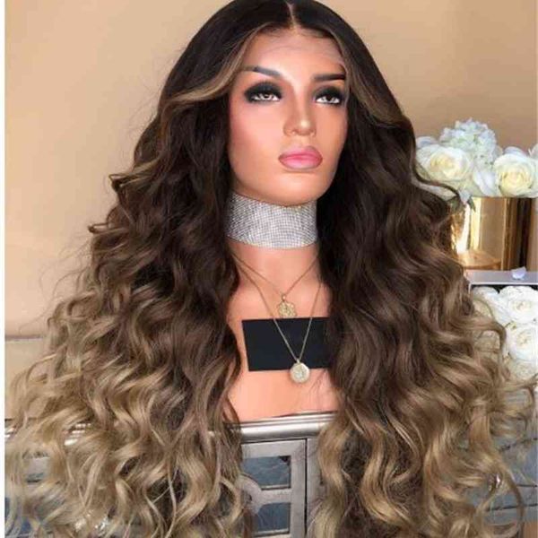 

wig selling black gradient brown long curly hair cos, Black;brown