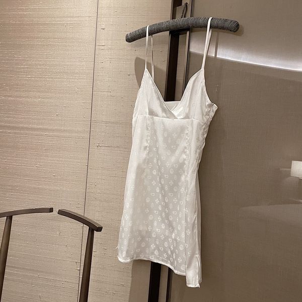 

girl vest silk women pajamas suspender pajamas 4, White