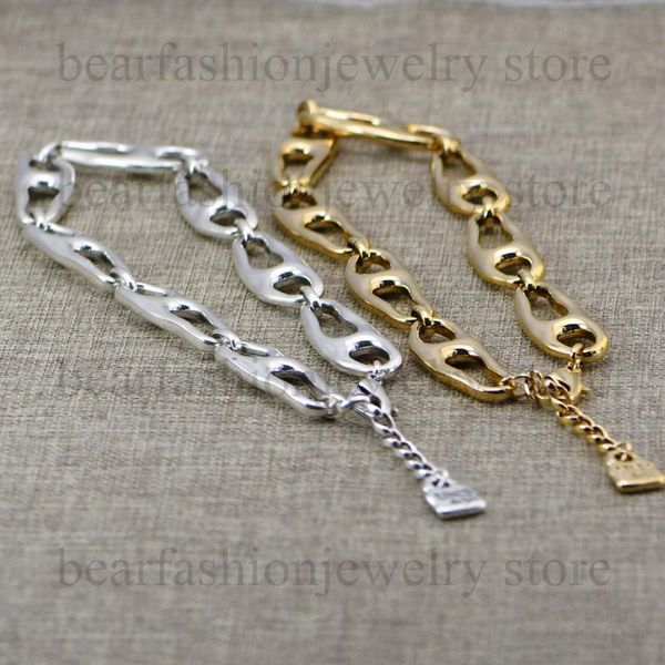 

chokers trend fashion 925 sterling silver connected necklace premium quality european spanish styles birthday present/gift, Golden;silver