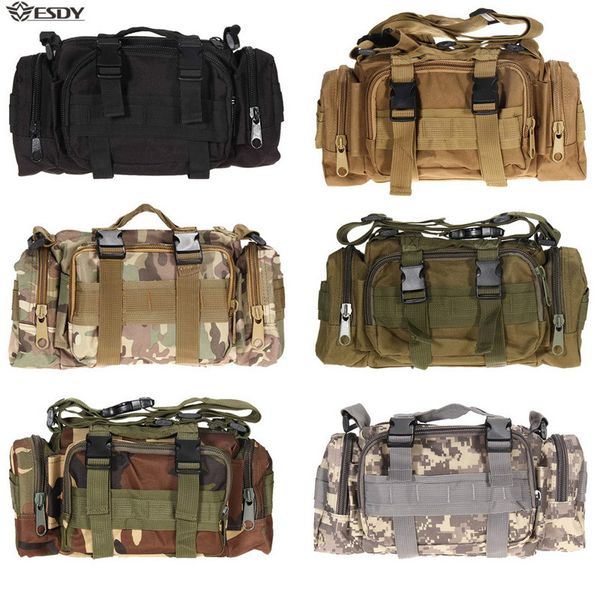 

waist bag hiking outdoor 600d waterproof oxford climbing shoulder bags tactical fishing camping pouch mochila bolsa