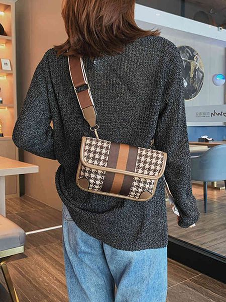 

luxury herme handbags storage bag women's spring summer high-class feeling 2021 new fashion slung ins niche design broad
