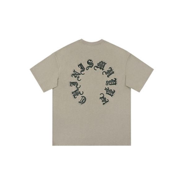 

factory brand ch chinism 2021ss ch gothic printed short sleeve t-shirt for men, White;black