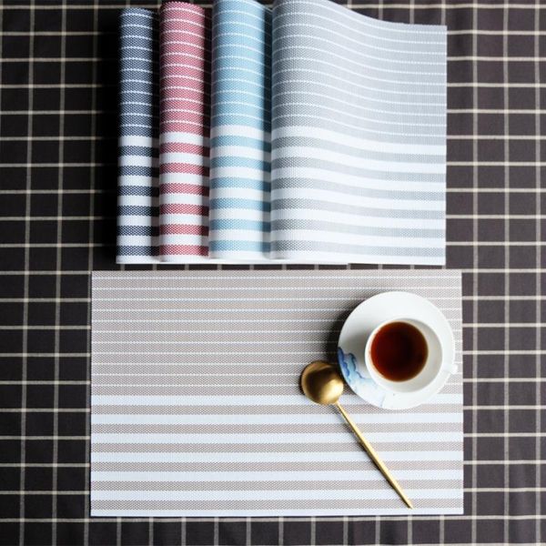 

mats & pads pvc western placemat household waterproof and oil proof table mat plate heat insulation pad anti-scald