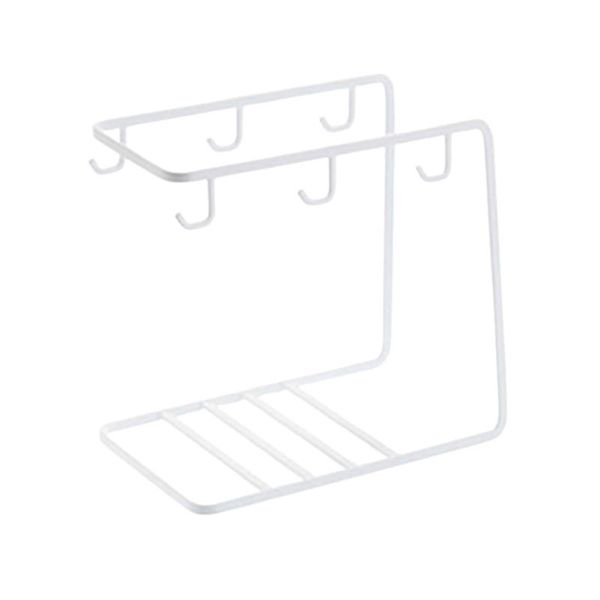 

hooks & rails cabinet standing with 6 durable kitchen storage universal home decor save space deskdrying rack diy cup holder