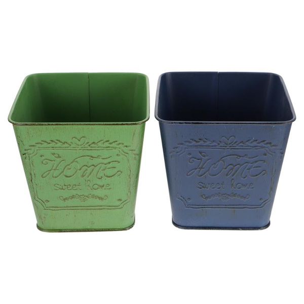 

planters & pots 2pcs delicate flower bucket gardening flowerpot practical