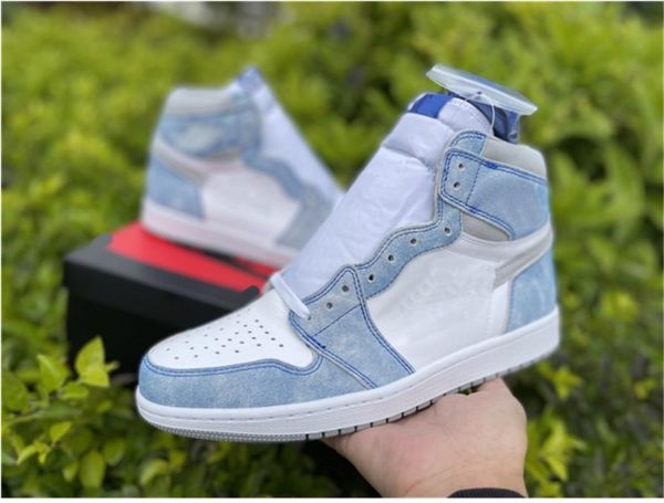

2021 new jumpman 1 high og hyper royal men basketball shoes trainers sports sneakers size 36--46, White;red