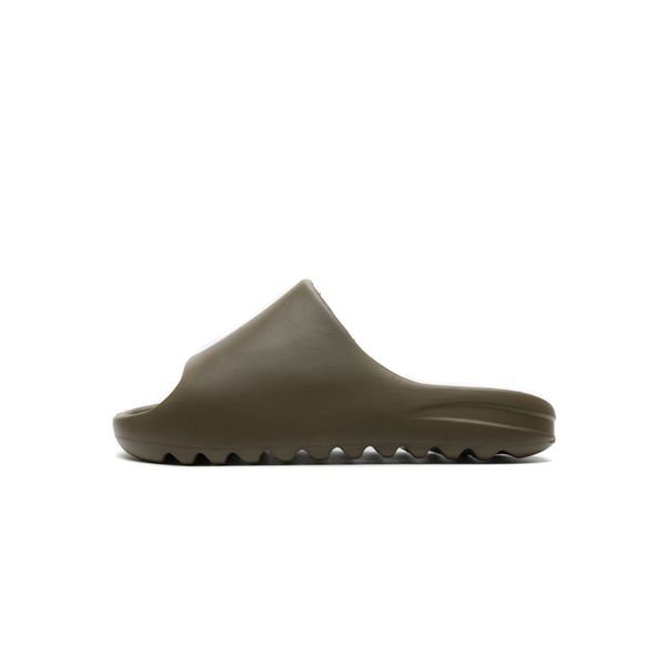 

triple black slide desert sand slippers outdoor beach bone earth brown size36-45
