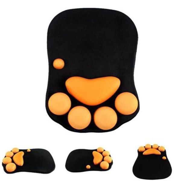 

mouse pads & wrist rests cute cat pad nonslip soft silicone mice mat claw rest for kids lappc computer