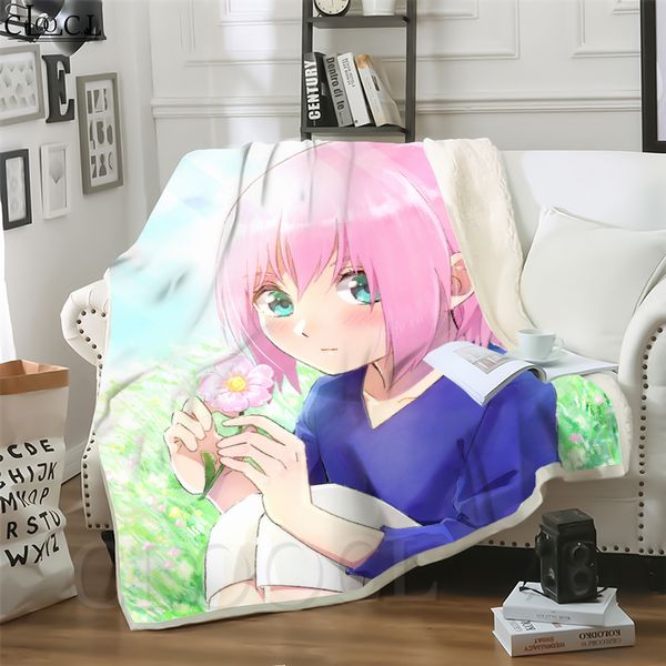 

cloocl anime naruto haruno sakura 3d print casual style air conditioning blanket sofa teens bedding throw blankets plush quilt