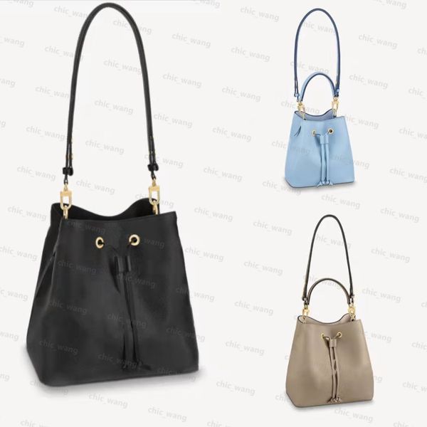 

genuine leather women's fashion shoulder bag tote nÃ©onoÃ© luxury designer crossbody embossed bags handbags drawstring wallet handbag pur