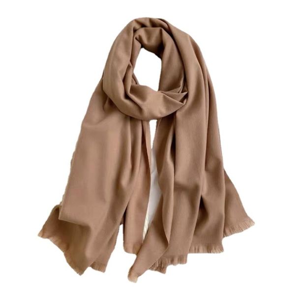 

scarves winter warm solid double-side soft women cashmere shawls and wraps bandana female foulard tassel men scaves, Blue;gray