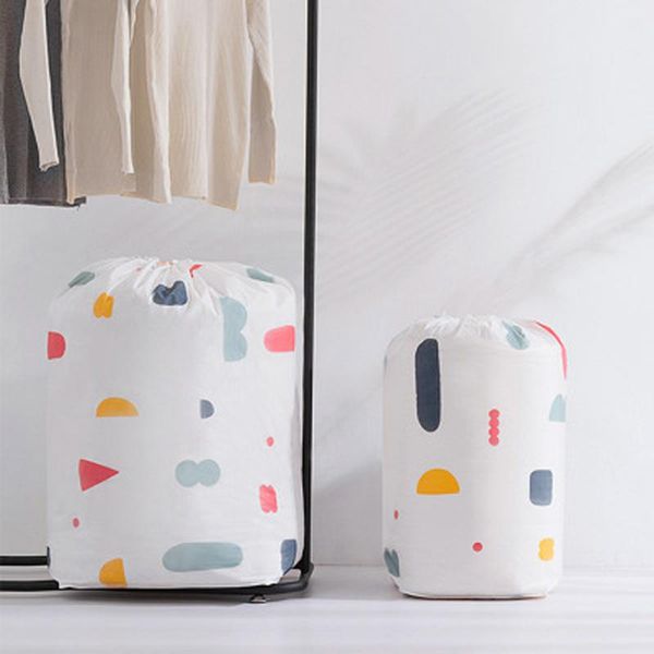 

large capacity travel bags geometric folding waterproof durable hand luggage space saver clothes storage organizer bags