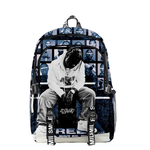 

backpack rapper 42 dugg men women oxford school bag fashion style teenager girl child travel