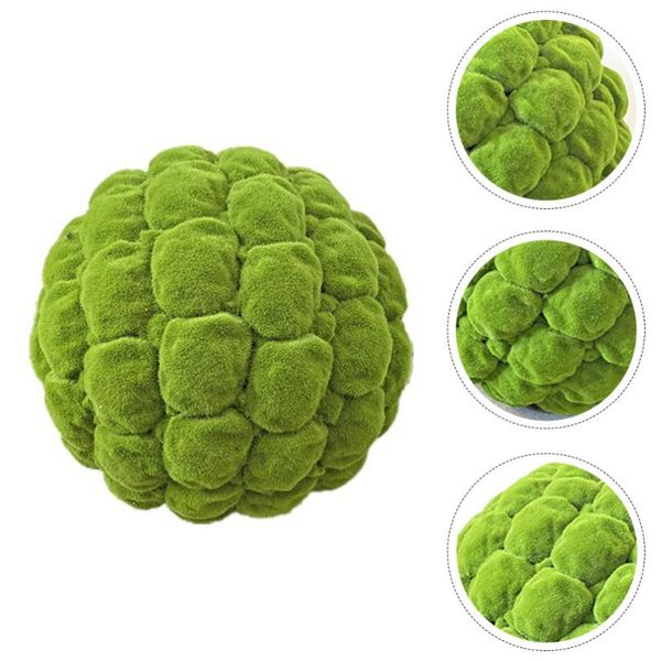 

decorative flowers & wreaths 1pc simulation mossy stone diy art craft microlandschaft supply decor (green)