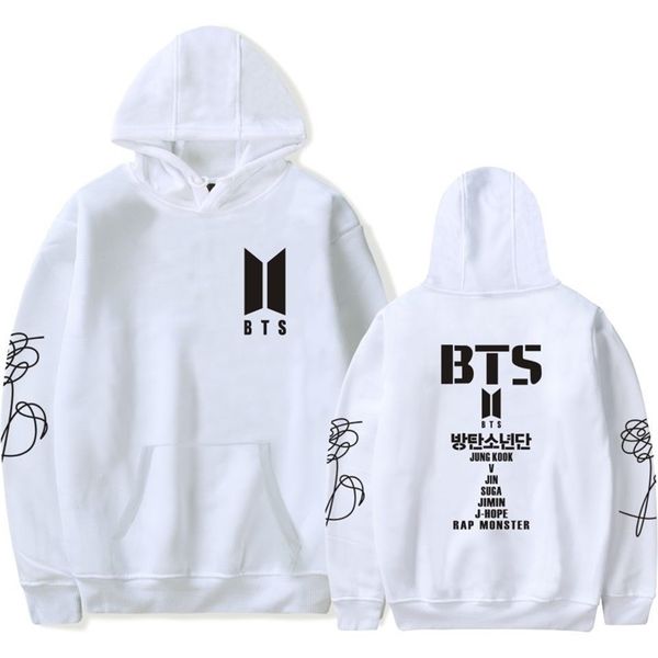 

2019 love yourself fans clothes hooded hoodie, Black