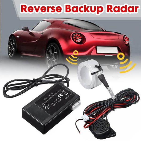 

car rear view cameras& parking sensors 12v electromagnetic truck reverse backup radar sensor kit nj88