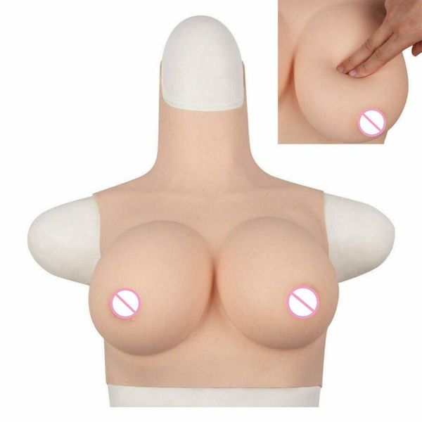

women's shapers g cup silicone breast form realistic soft bloods boob skin crossdresser drag queen transgender transvestite mastectomy, Black;white