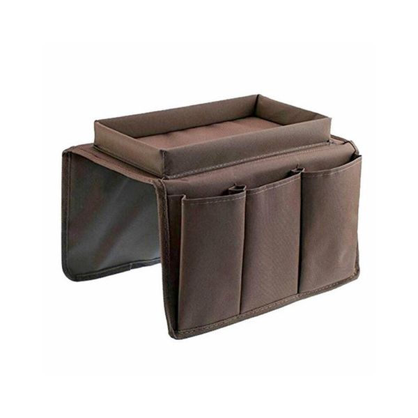 

storage bags sofa armrest organizer with 4 pockets and cup holder tray couch armchair hanging bag for tv remote control cellphone