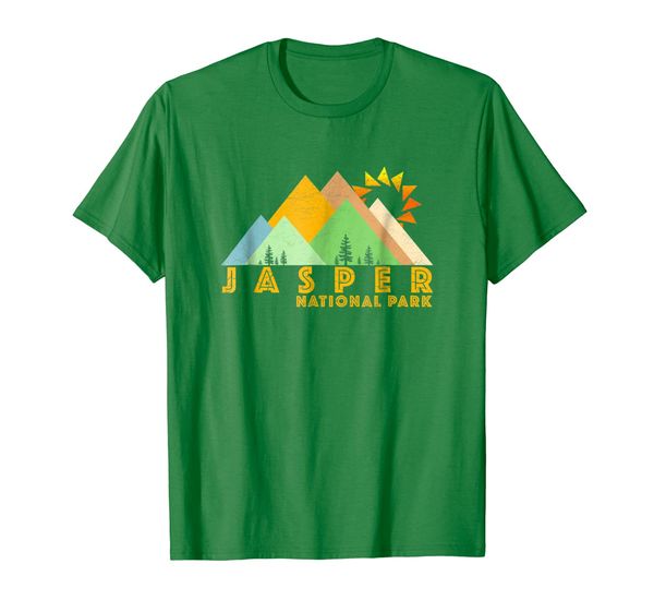 

retro vintage jasper national park tee shirt, White;black