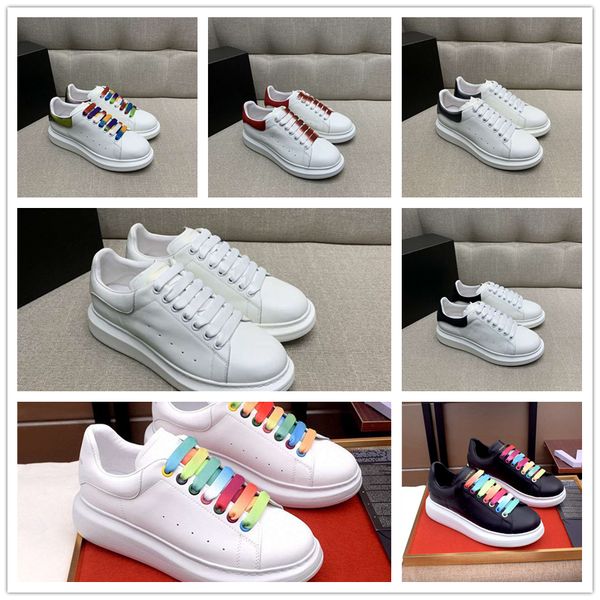 

new men and women running shoes platform sneakers white leather mens fashion outdoor sneakers