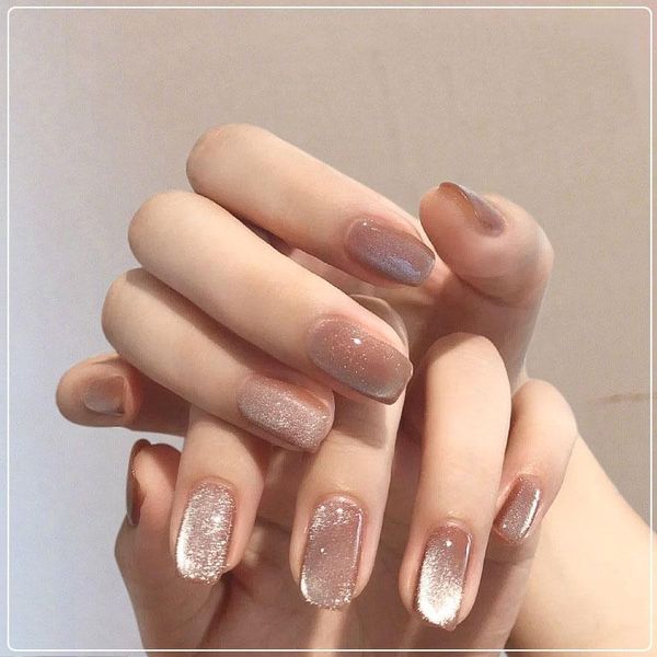

nail polish glue milk tea cat's eye smoothie wide magneticcat art decorations gel primer