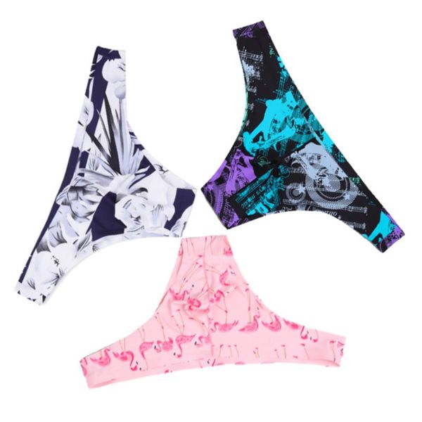 

underpants aiiou 3pcs mens underwear ice silk briefs breathable thin u convex transparent triangle shorts quick-drying male panties, Black;white