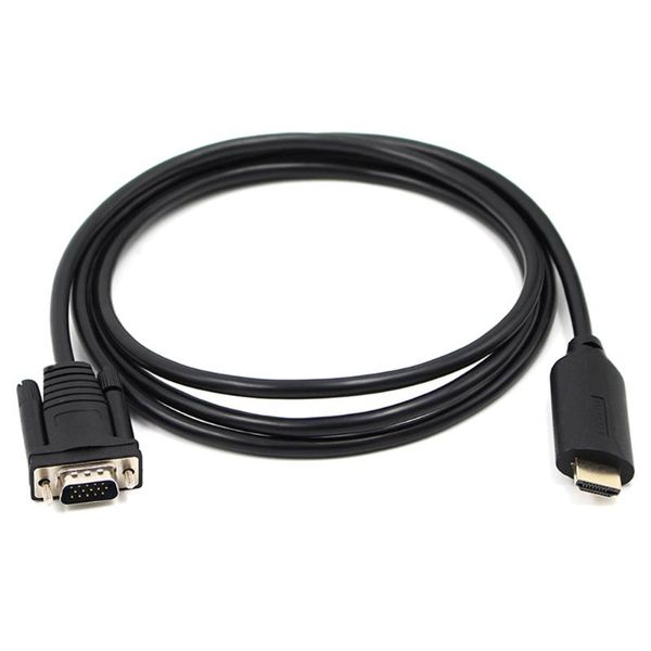

audio cables & connectors high-definition conver -compatible to vga adapter hdcp 1.2male male 4 feet cable cord for computer monitor hdt