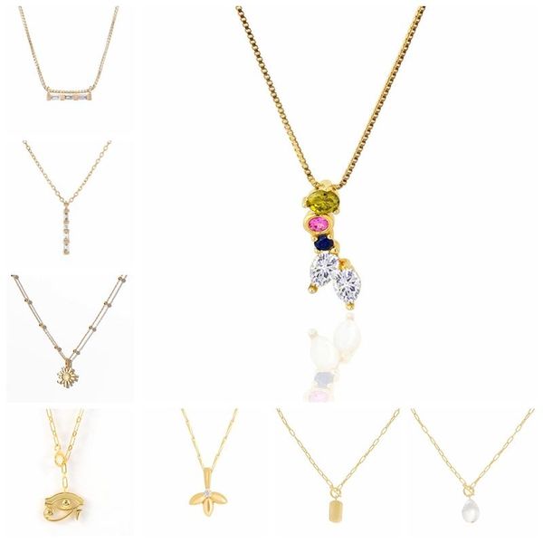 

chains mc 2021 trend s925 sterling plata choker 925 silver women necklace with sun flower coin zircon eyes of evil neck pendants