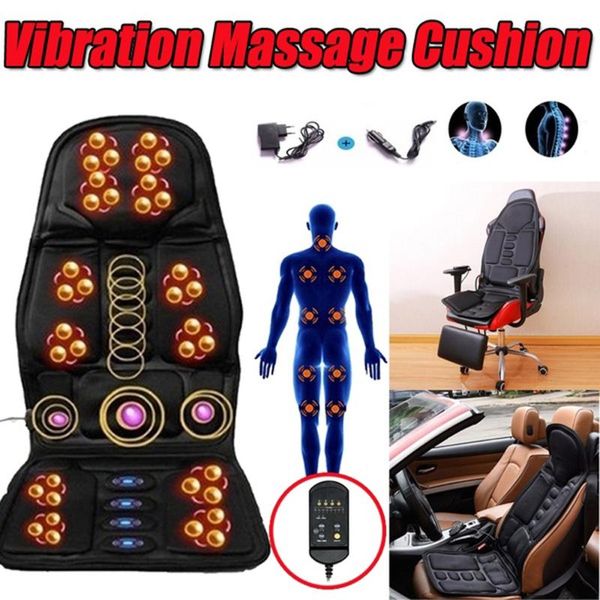

chair covers multifunctional car home whole body cervical massager massage seat cover intelligent control back neck lumbar cushion