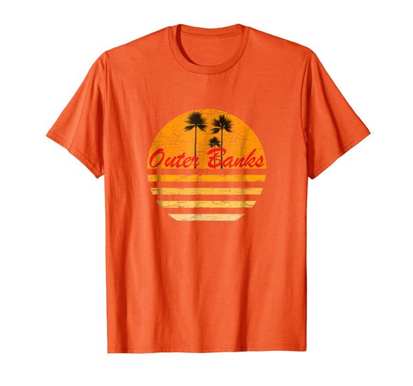 

Outer Banks, NC Vintage Retro T-Shirt 70s Throwback Surf Tee, Mainly pictures