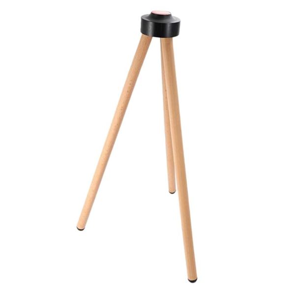 

hooks & rails smart speaker base for apple homepod mini solid wood floor stand (40cm)