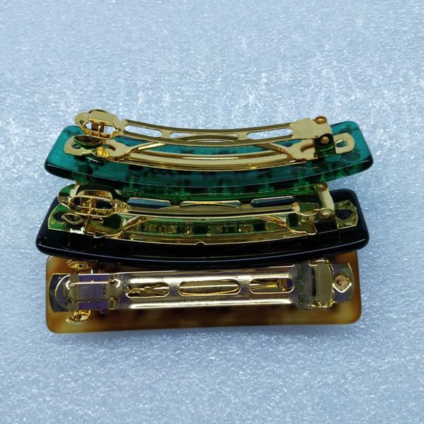 

women letter hair clip with stamp multi color crystal letter barrettes with hallmark fashion hair accessories gift, Golden;silver