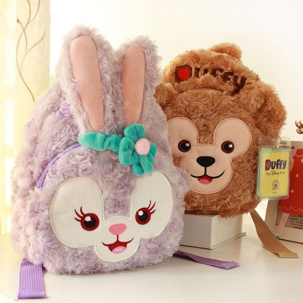

backpack japan duffy bear plush toy bag friends stellalou kids cartoon school children gifts