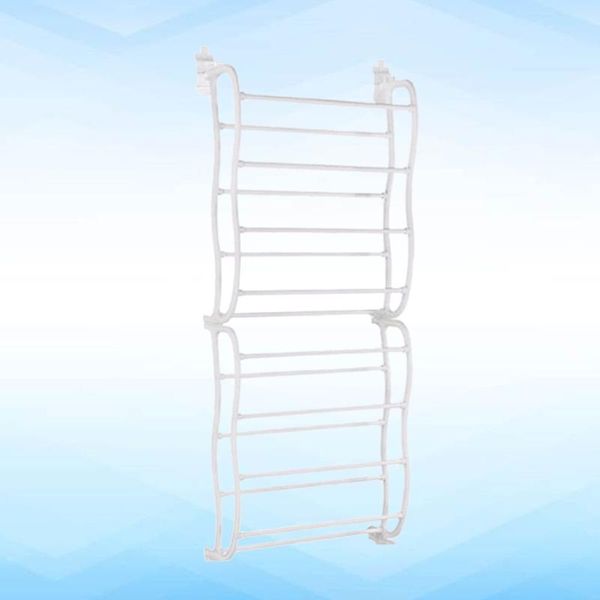 

1pc over door hanging shoe rack 8 layer shoes shelf slippers high heels holder organizer