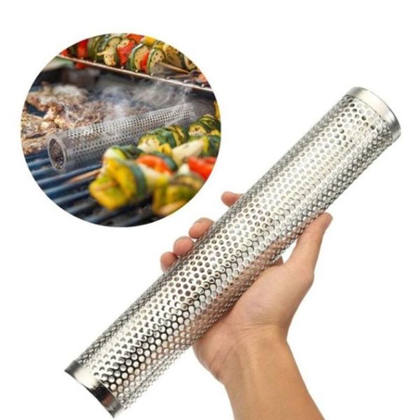 

tools & accessories stainless steel bbq smoker tube hexagonal barbecue