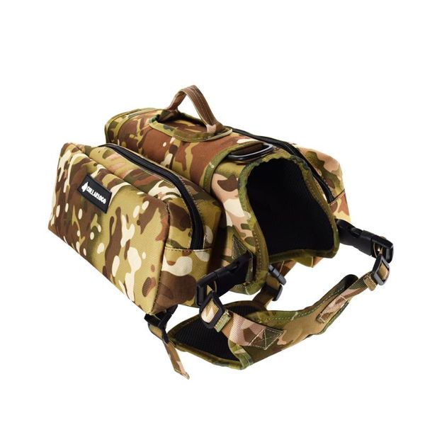 

dog car seat covers waterproof camouflage oxford fabric pet pack hound saddle bag backpack for travel camping hiking with high-capacity pack