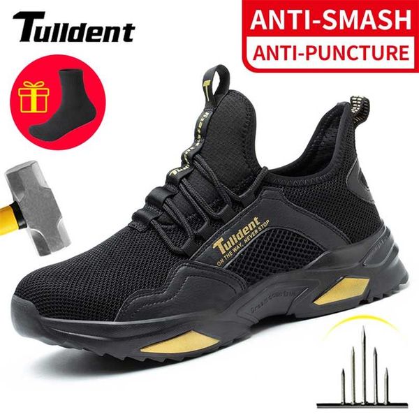 

safetyshoesmenanti-smashingsteeltoecappunctureproofconstructionlightweightbreathablesneakerworkbootswomenquality 211022, Black