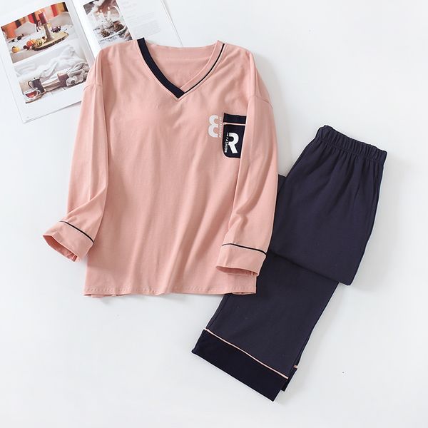 

2021 winter new home wear pajamas with chest pad pure cotton long-sleeved ladies spring and autumn loose sweet sportswear lqtb, Black;brown