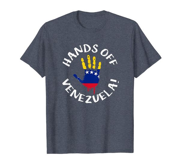 

Hands Off Venezuela - No Intervention Protest T Shirt, Mainly pictures