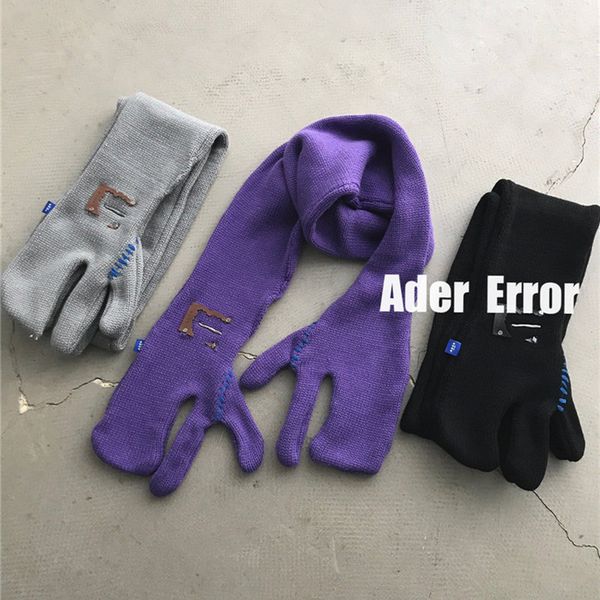 

2021 new winter heavy fabric adererror scarves men women ader error foulard acrylic scarf warm neckerchief shawls male 0r9m, Blue;gray