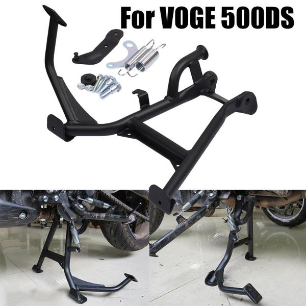 

for loncin voge 500ds 500 ds motorcycle stand middle kickstand bracket central parking stand firm holder support assurance moto