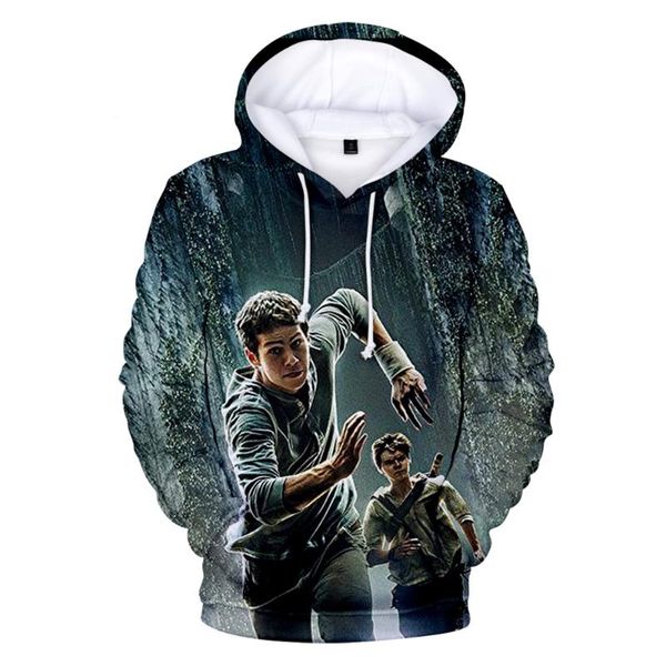 

men's hoodies & sweatshirts 3d printed midsommar men women kid hoodie autumn boys girls hooded cool long sleeve pullovers outwear, Black